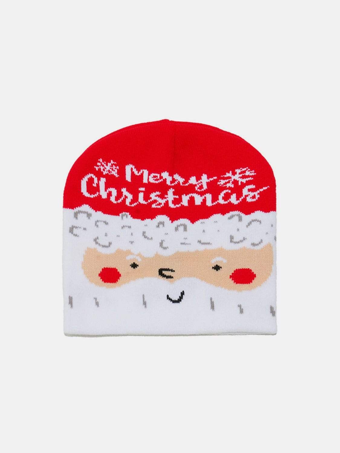 Christmas Pattern Knit Hat - Trendsi - Flyclothing LLC