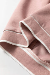 Contrast Trim V Neck Button Up Cardigan - Trendsi - Flyclothing LLC
