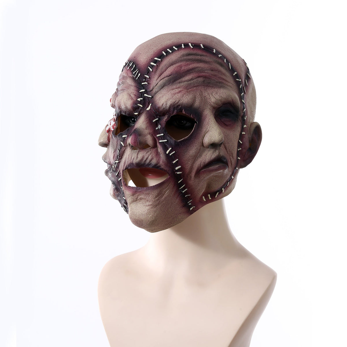 Halloween Three-sided Grimace Horror Mask Cosplay Mask Party Scary Mask Prop - My Store - Flyclothing LLC