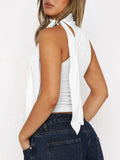Tied Solid Color Cami - Trendsi