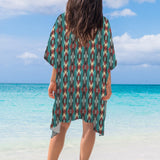 Baha Ranch Southwestern Aztec Duster Kimono Coverup - Baha Ranch Western Wear - Flyclothing LLC