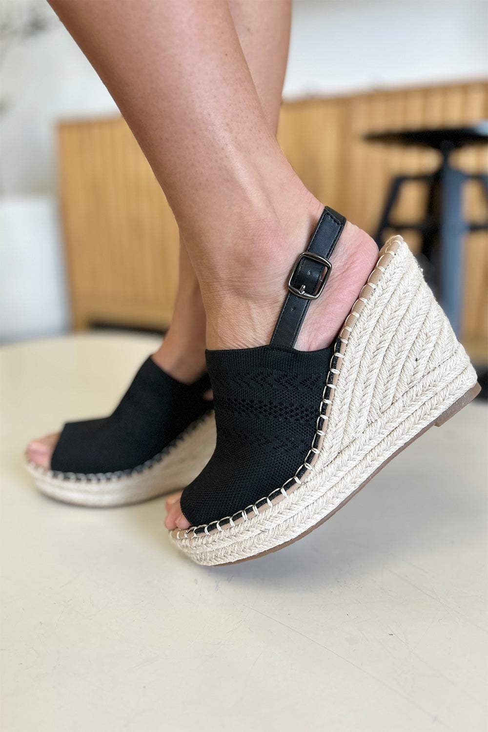 Forever Link Peep Toe High Heel Sandals - Trendsi - Flyclothing LLC