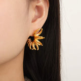 Titanium Steel Irregular Shape Earrings - Trendsi - Flyclothing LLC