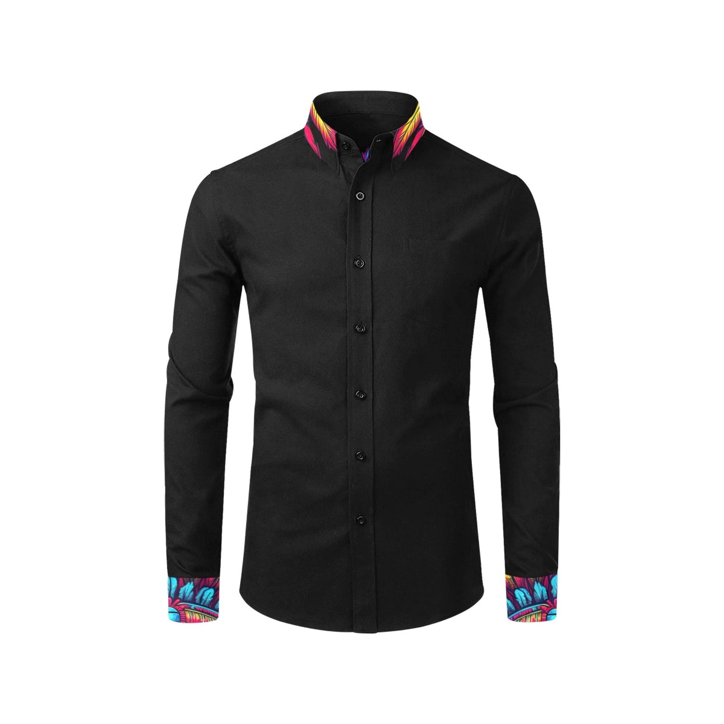 Baha Ranch Indian Skull Unisex Western Button Up Shirt
