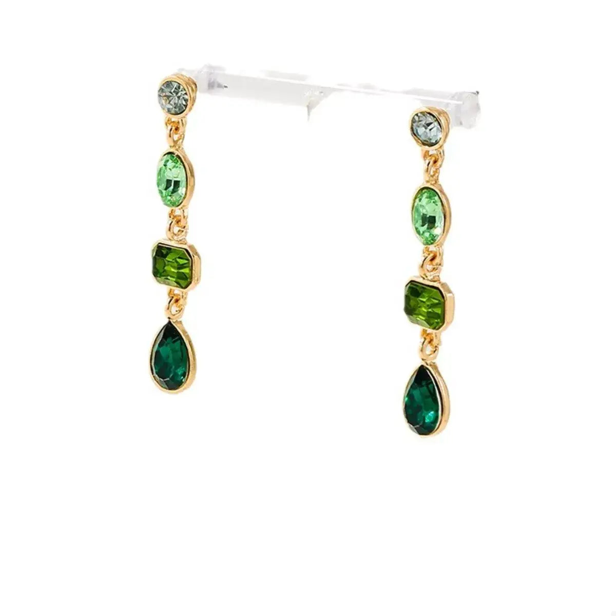18K Gold-Plated Drop Earrings - Trendsi - Flyclothing LLC