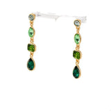 18K Gold-Plated Drop Earrings - Trendsi - Flyclothing LLC