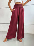 Perfee Wide Leg Pants with Pockets - Trendsi - Flyclothing LLC