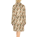 Baha Ranch Longhorn Cactus Women's Western Bath Robe