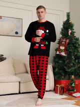 Full Size Matching Family Christmas Pajamas Set with Festive Graphic Plus Size - Trendsi - Flyclothing LLC