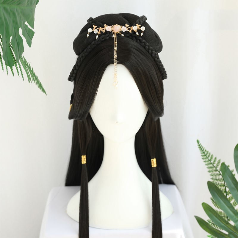 Ancient Costume Wig Female Ancient Style Han Chinese Clothing Lazy Whole Head Cover - My Store - Flyclothing LLC
