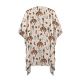 Baha Ranch Rodeo Cowboy Western Duster Kimono Coverup - Baha Ranch Western Wear - Flyclothing LLC
