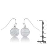 .6 Ct Elegant CZ Disk Earrings - JGI - Flyclothing LLC