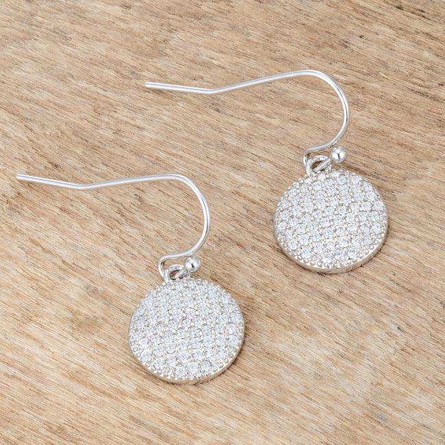 .6 Ct Elegant CZ Disk Earrings - JGI - Flyclothing LLC