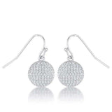 .6 Ct Elegant CZ Disk Earrings - JGI - Flyclothing LLC