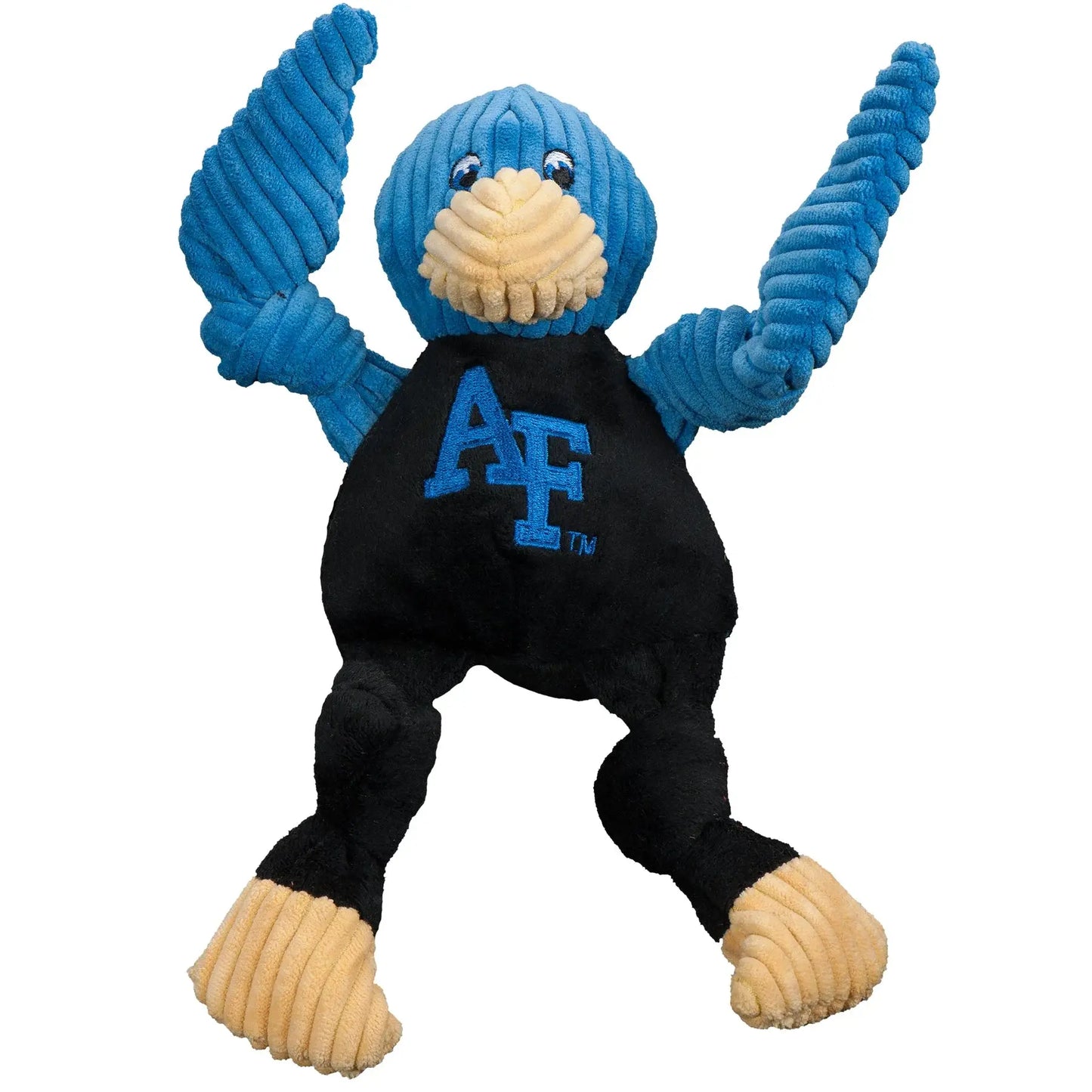 NCAA U.S. Air Force Academy, Gyr Falcon Knottie® Plush Dog Toy - HuggleHounds - Flyclothing LLC