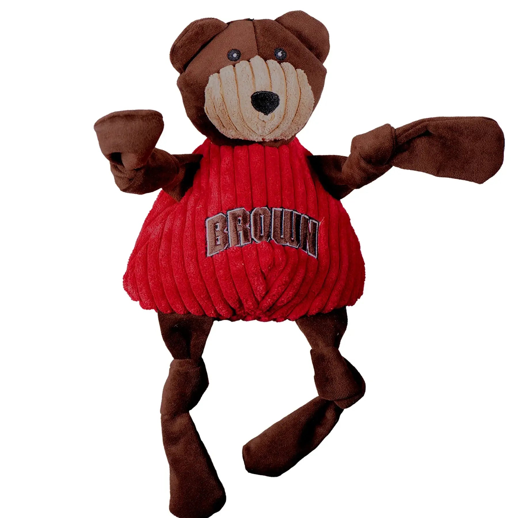 NCAA Brown University, Bruno the Bear Knottie® Plush Dog Toy - HuggleHounds - Flyclothing LLC