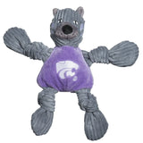 NCAA Kansas State University, Willie the Wildcat Knottie® Plush Dog Toy - HuggleHounds - Flyclothing LLC