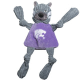 NCAA Kansas State University, Willie the Wildcat Knottie® Plush Dog Toy - HuggleHounds - Flyclothing LLC