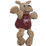 NCAA Mississippi State University, Bully the Bulldog Knottie® Plush Dog Toy - HuggleHounds - Flyclothing LLC