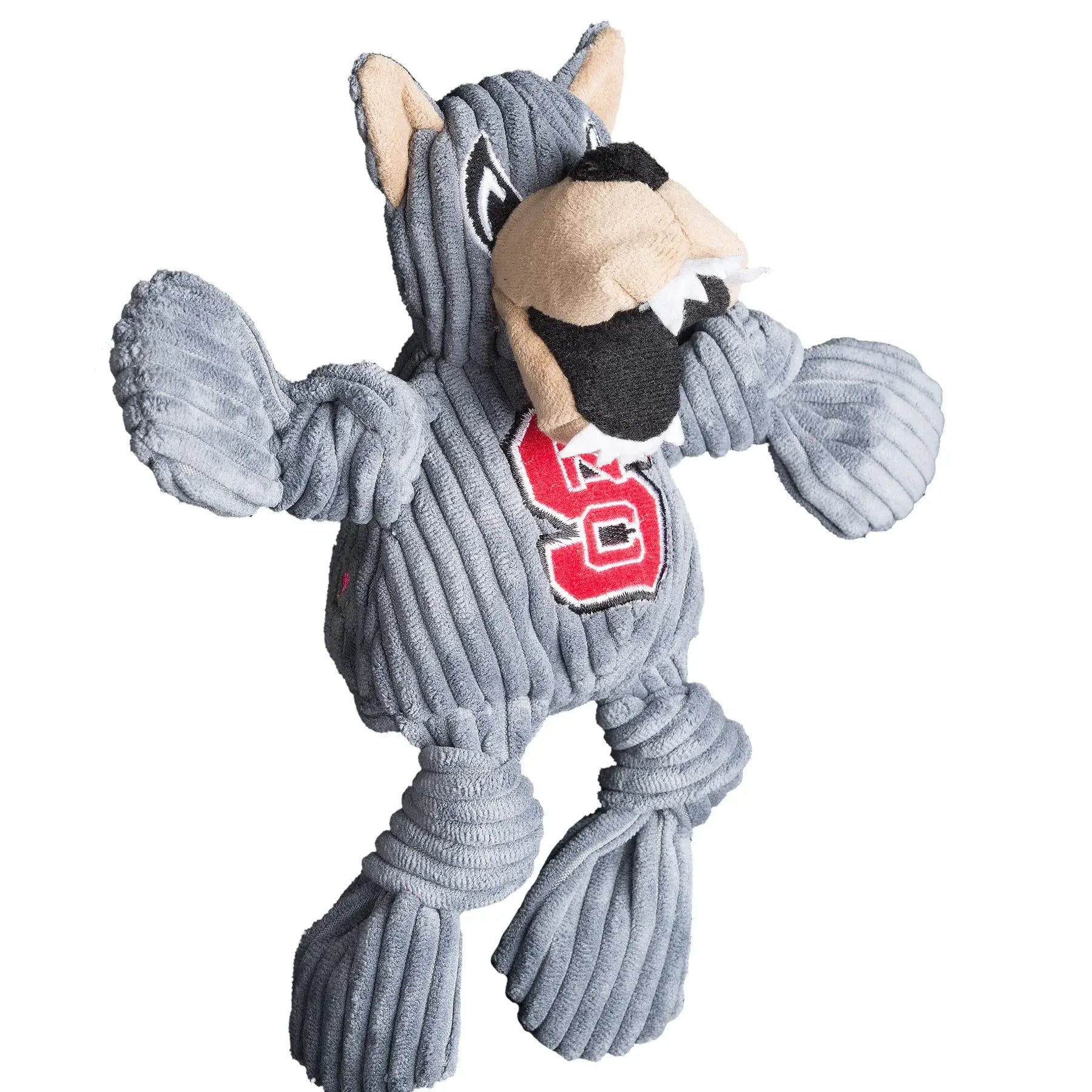NCAA North Carolina State University, Mr. Wuf Knottie® Plush Dog Toy - HuggleHounds - Flyclothing LLC