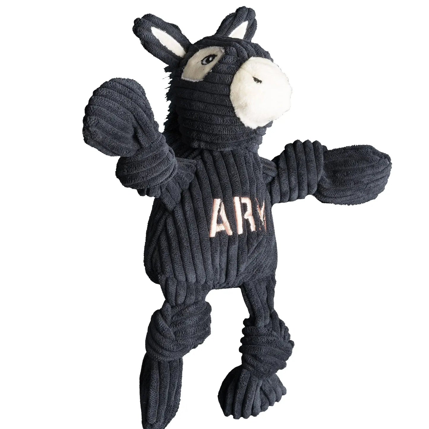NCAA U.S. Military Academy, Army Mule Knottie® Plush Dog Toy - HuggleHounds - Flyclothing LLC