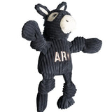 NCAA U.S. Military Academy, Army Mule Knottie® Plush Dog Toy - HuggleHounds - Flyclothing LLC