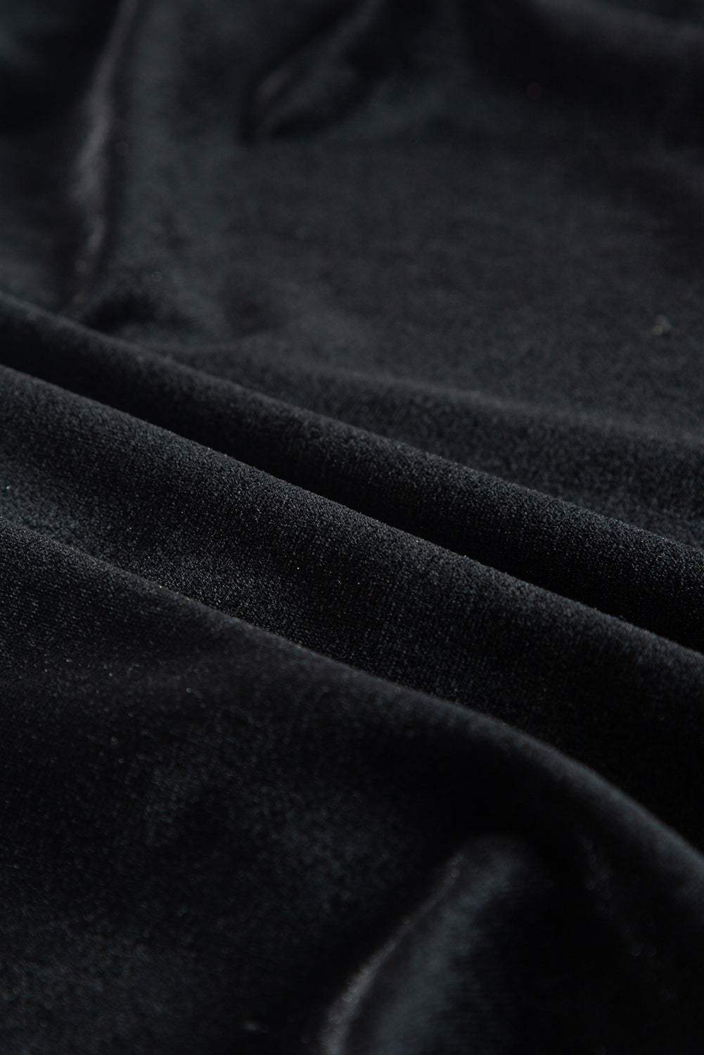 Surplice Long Sleeve Velvet Dress - Trendsi - Flyclothing LLC