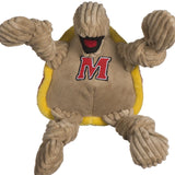 NCAA University of Maryland - Testudo the Terrapin Knottie® Plush Dog Toy - HuggleHounds - Flyclothing LLC
