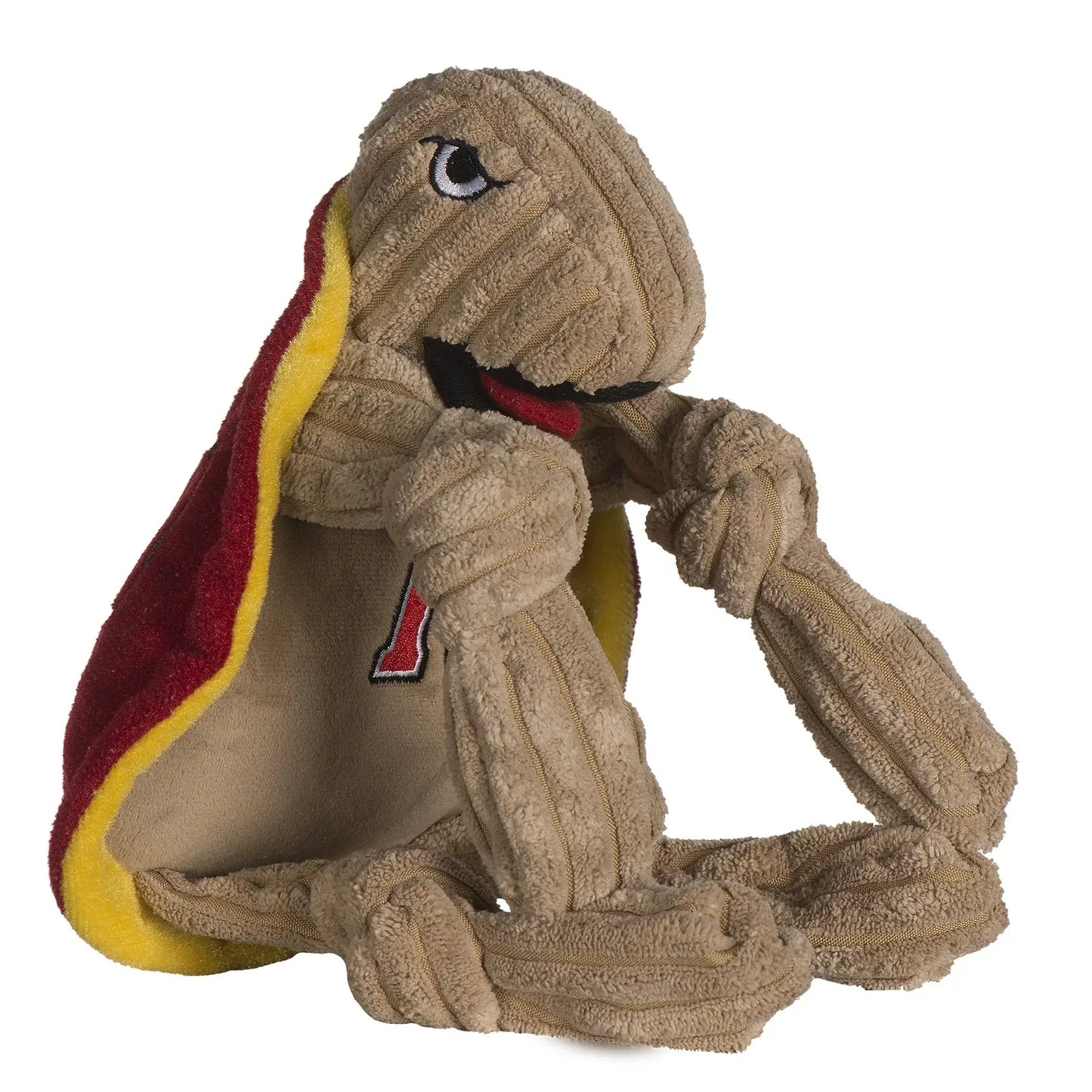 NCAA University of Maryland - Testudo the Terrapin Knottie® Plush Dog Toy - HuggleHounds - Flyclothing LLC