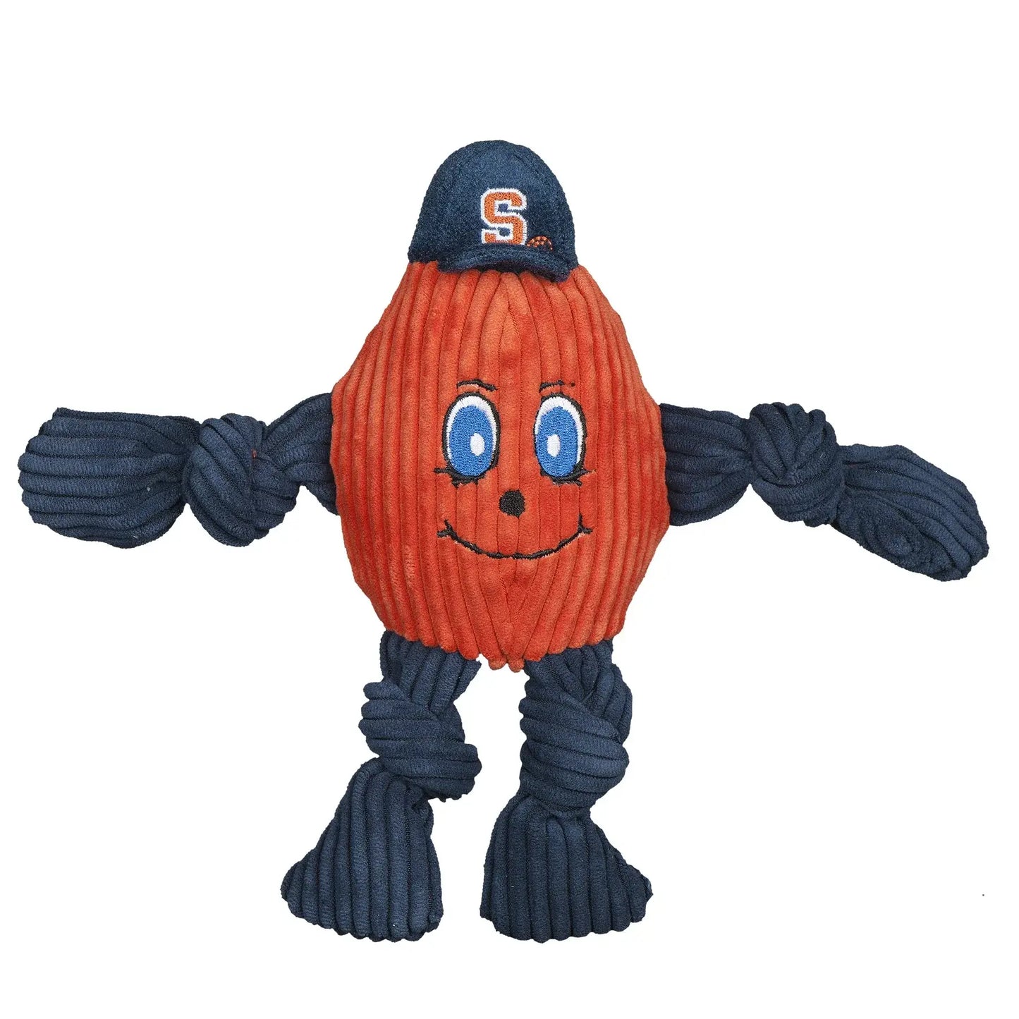 NCAA Syracuse University, Otto the Orange Knottie® Plush Dog Toy - HuggleHounds - Flyclothing LLC