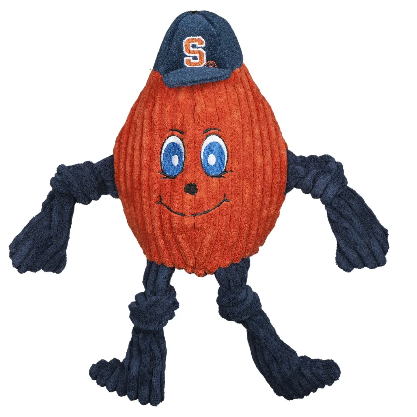 NCAA Syracuse University, Otto the Orange Knottie® Plush Dog Toy - HuggleHounds - Flyclothing LLC