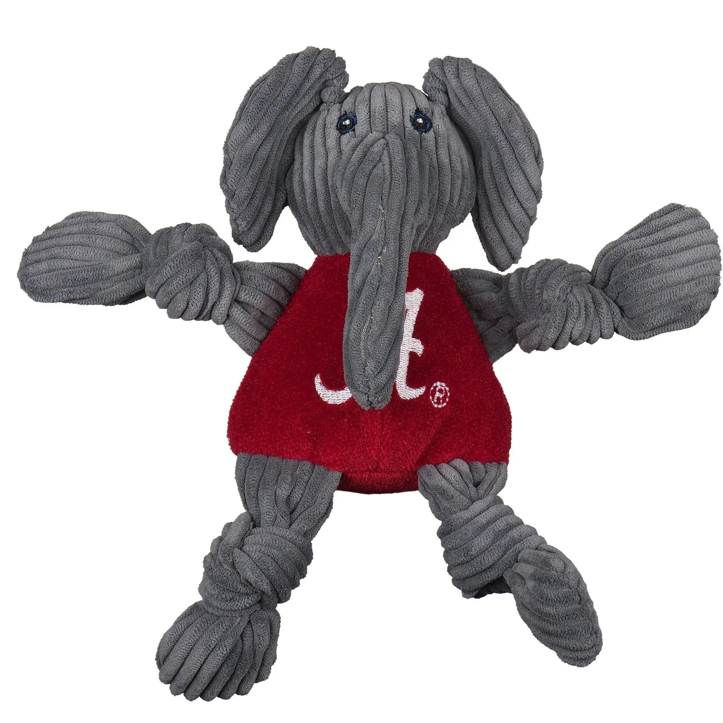 NCAA University of Alabama, Big Al Mascot Knottie® Plush Dog Toy - HuggleHounds - Flyclothing LLC