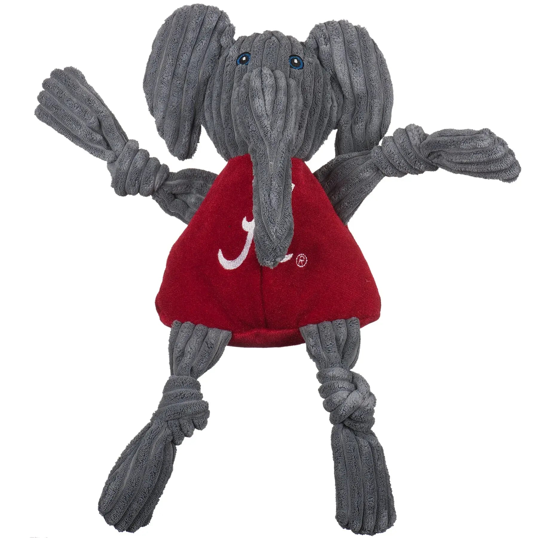 NCAA University of Alabama, Big Al Mascot Knottie® Plush Dog Toy - HuggleHounds - Flyclothing LLC