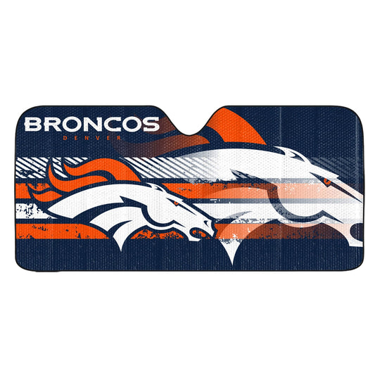 Denver Broncos Windshield Sun Shade - Denver Broncos
