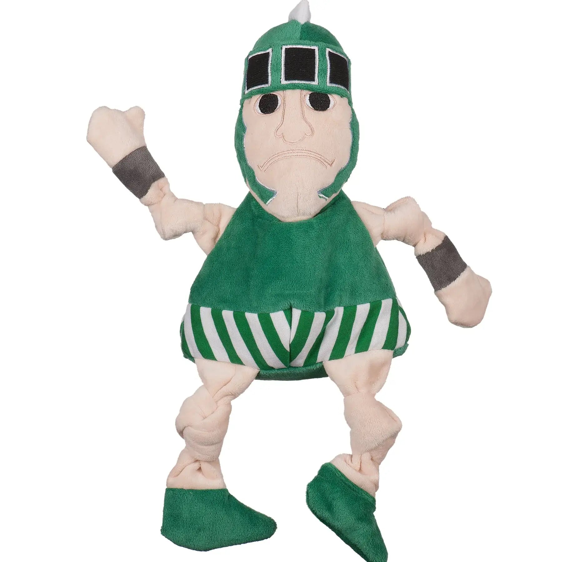 NCAA Michigan State University, Sparty Knottie® Plush Dog Toy - HuggleHounds - Flyclothing LLC