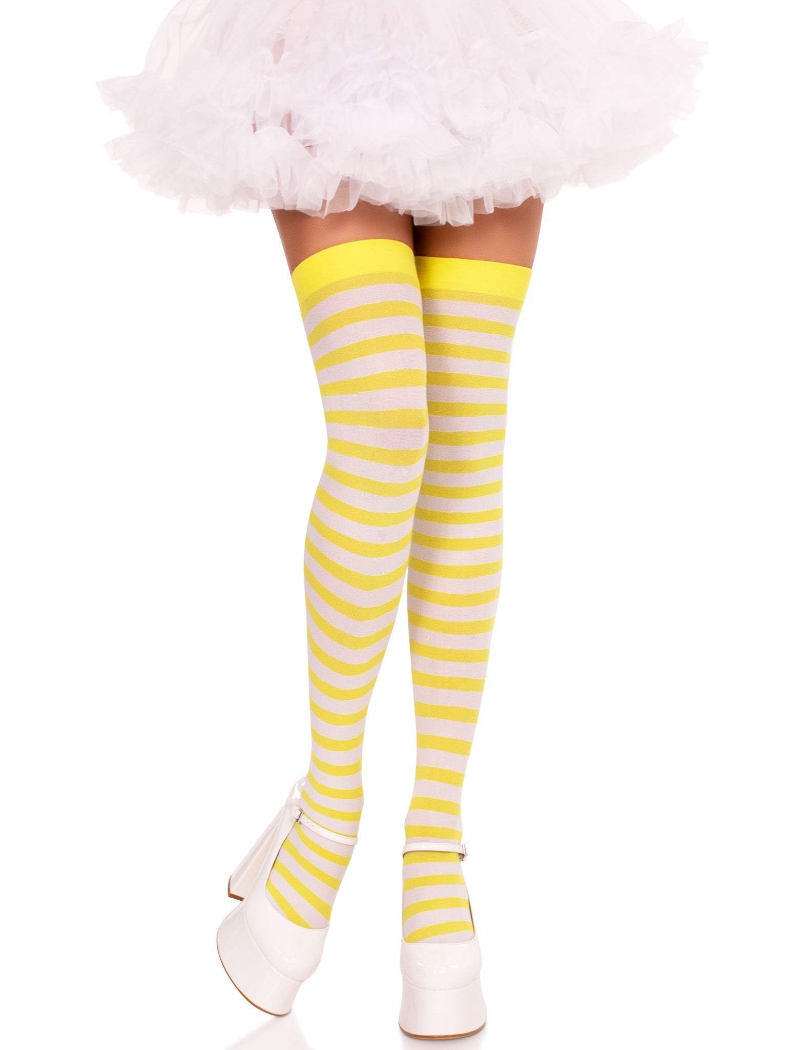 Cari Striped Stockings