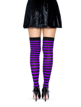 Cari Striped Stockings