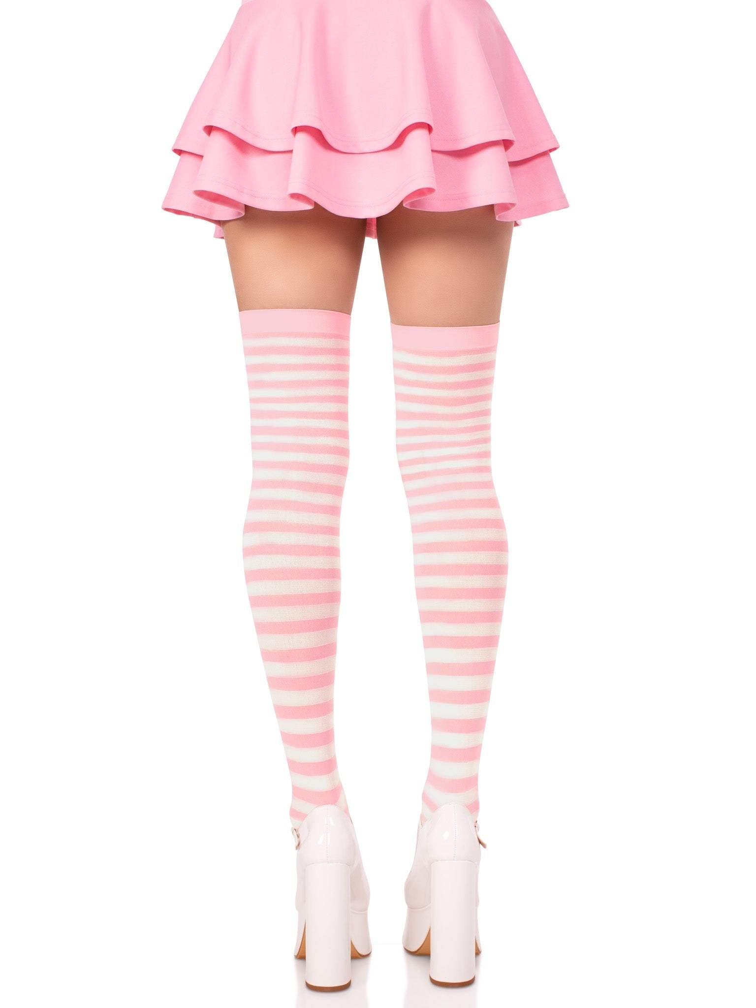 Cari Striped Stockings