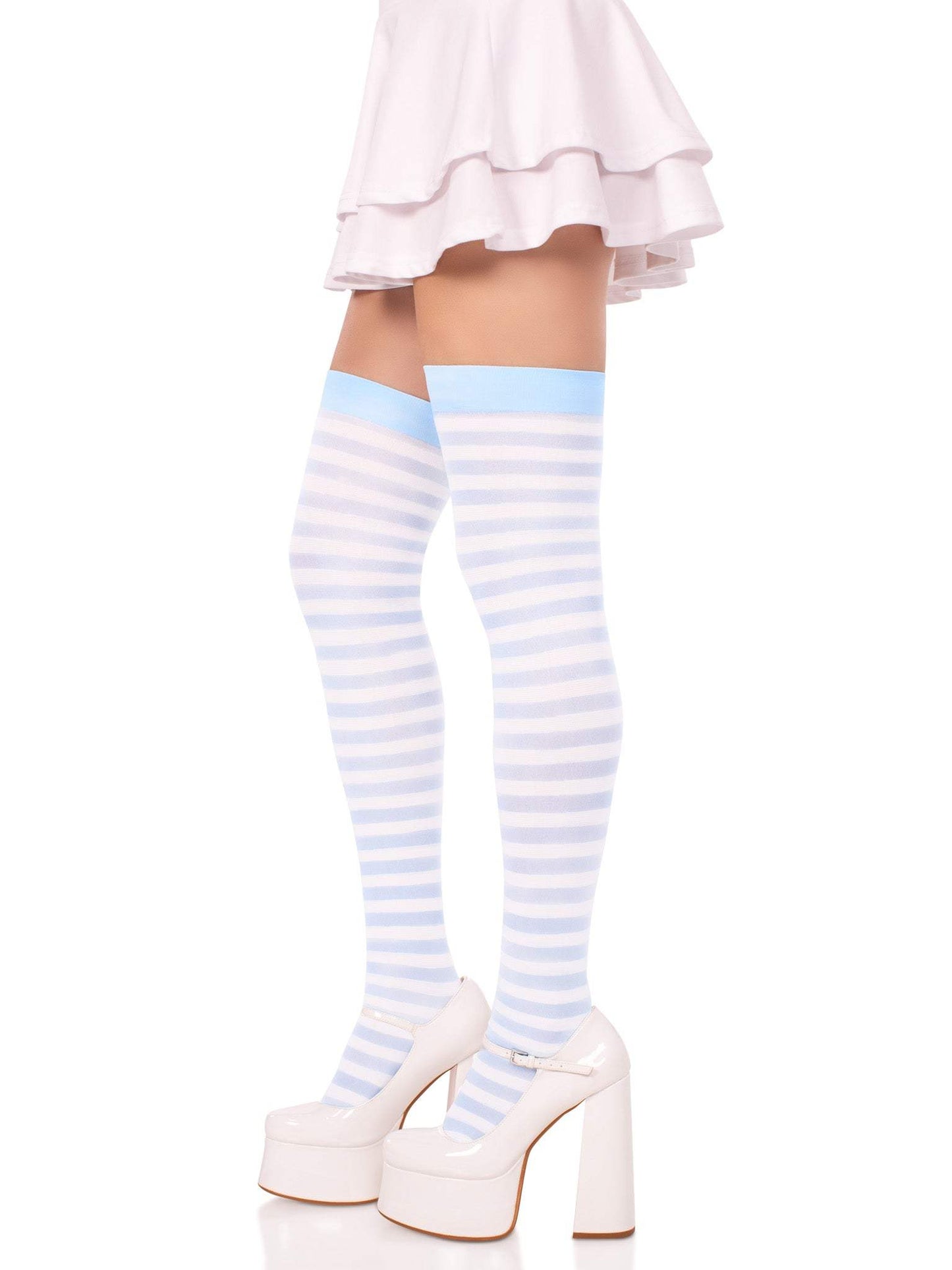 Cari Striped Stockings