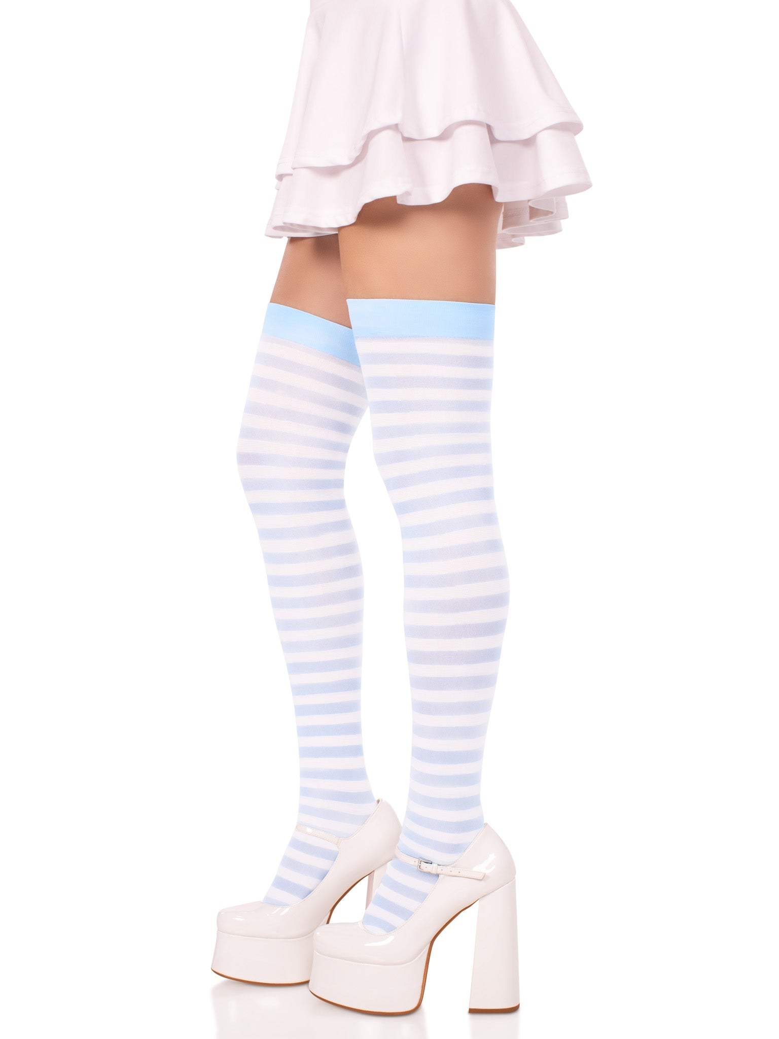Cari Striped Stockings