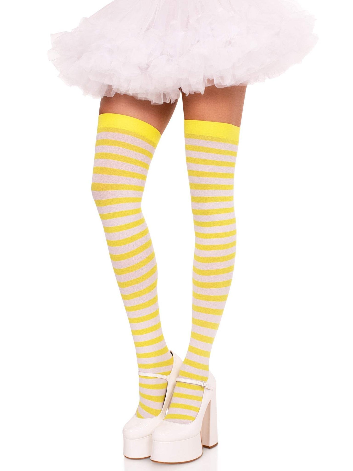 Cari Striped Stockings