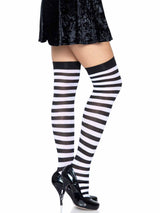 Cari Striped Stockings