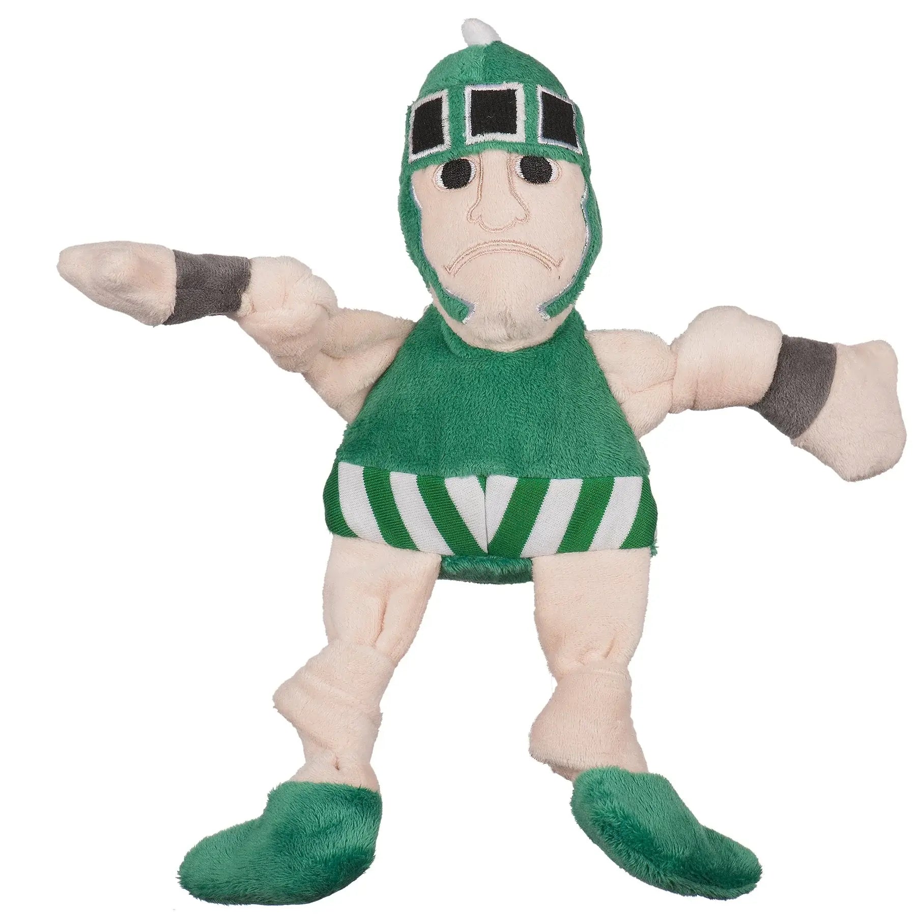 NCAA Michigan State University, Sparty Knottie® Plush Dog Toy - HuggleHounds - Flyclothing LLC