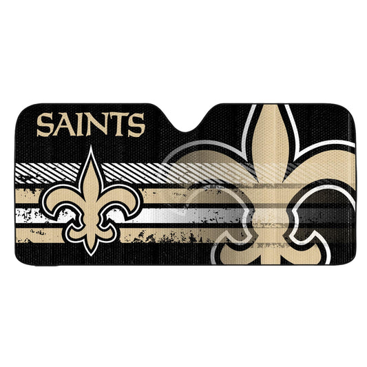 New Orleans Saints Windshield Sun Shade - New Orleans Saints