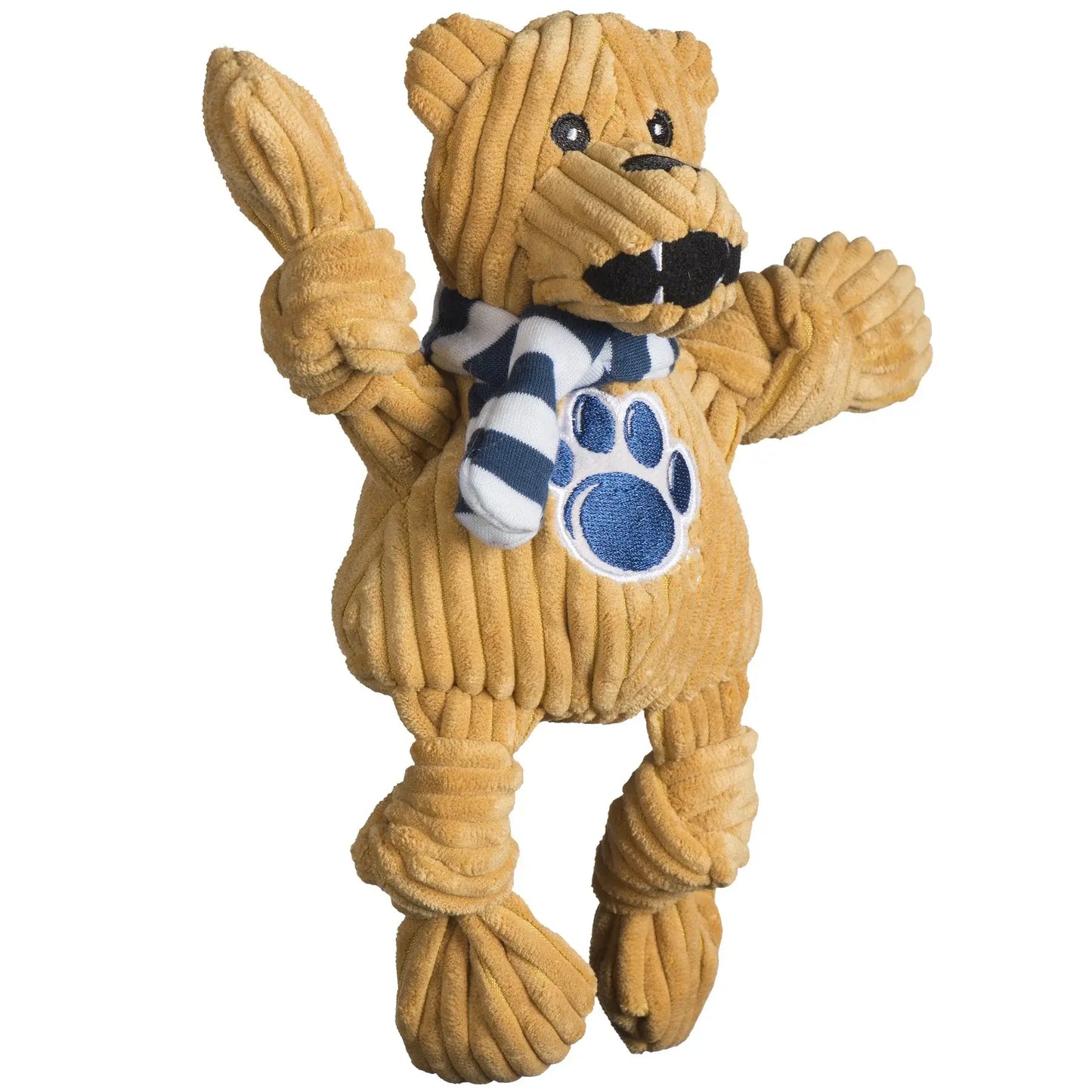 NCAA Penn State University, Nittany Lion Knottie® Plush Dog Toy - HuggleHounds - Flyclothing LLC