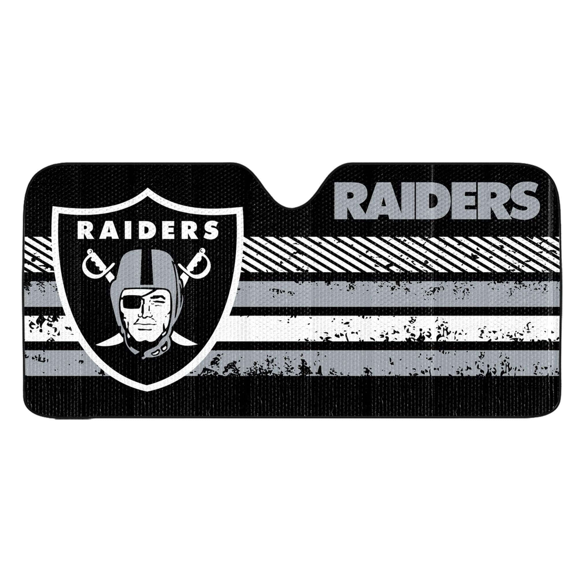 Las Vegas Raiders Windshield Sun Shade - Las Vegas Raiders