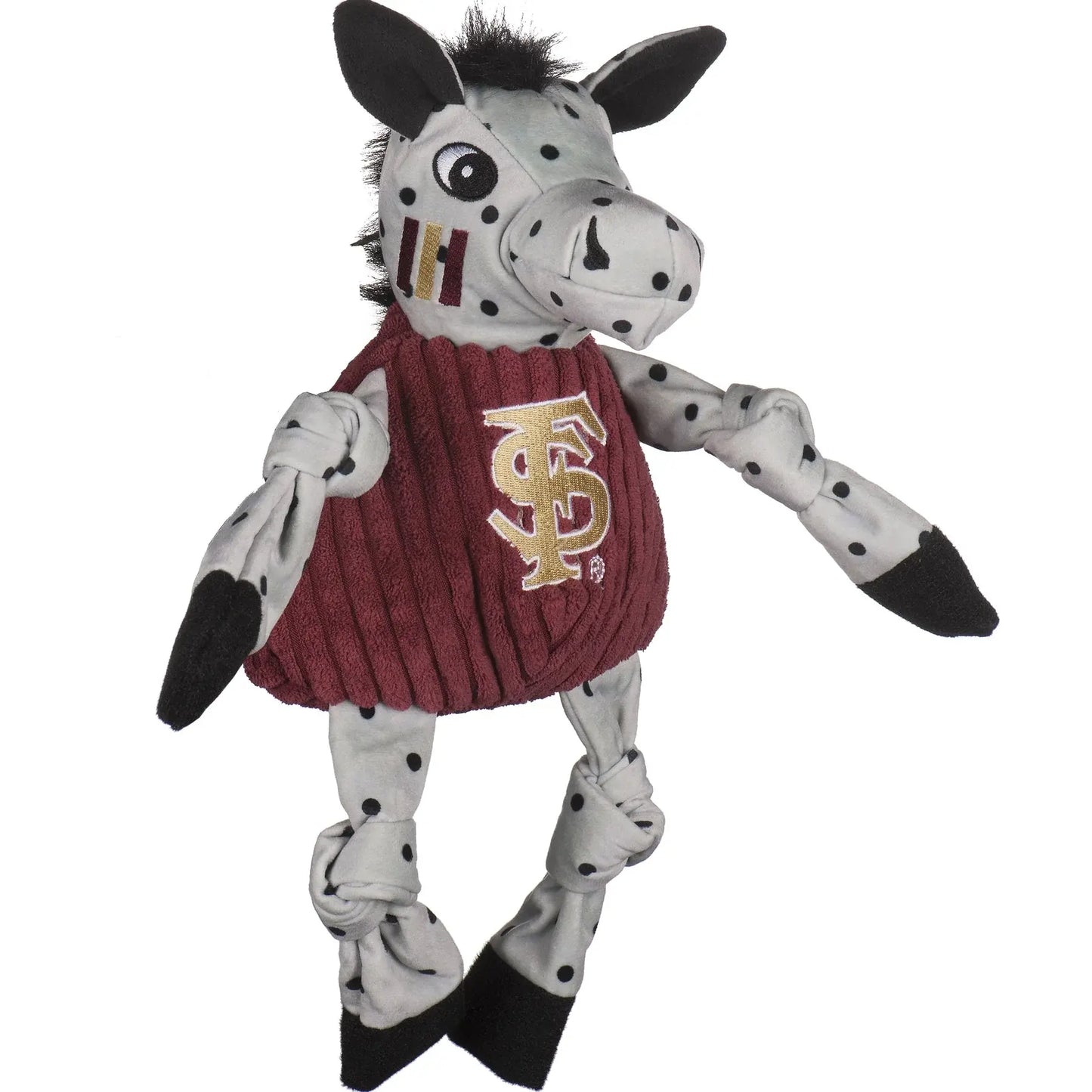 NCAA Florida State University, Cimarron Knottie® Plush Dog Toy - HuggleHounds - Flyclothing LLC
