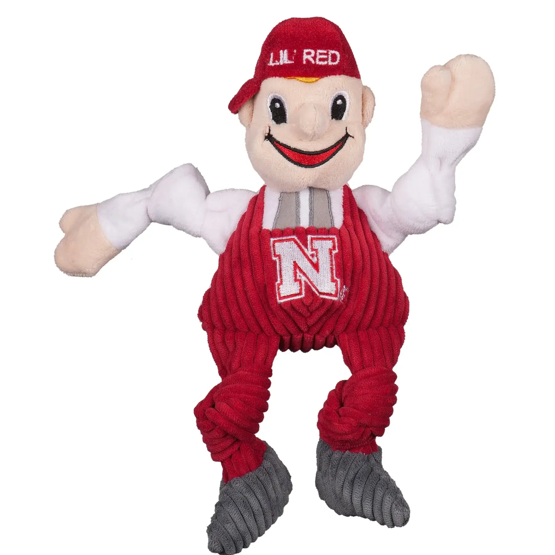 NCAA University of Nebraska, Lil Red Knottie® Plush Dog Toy - HuggleHounds - Flyclothing LLC