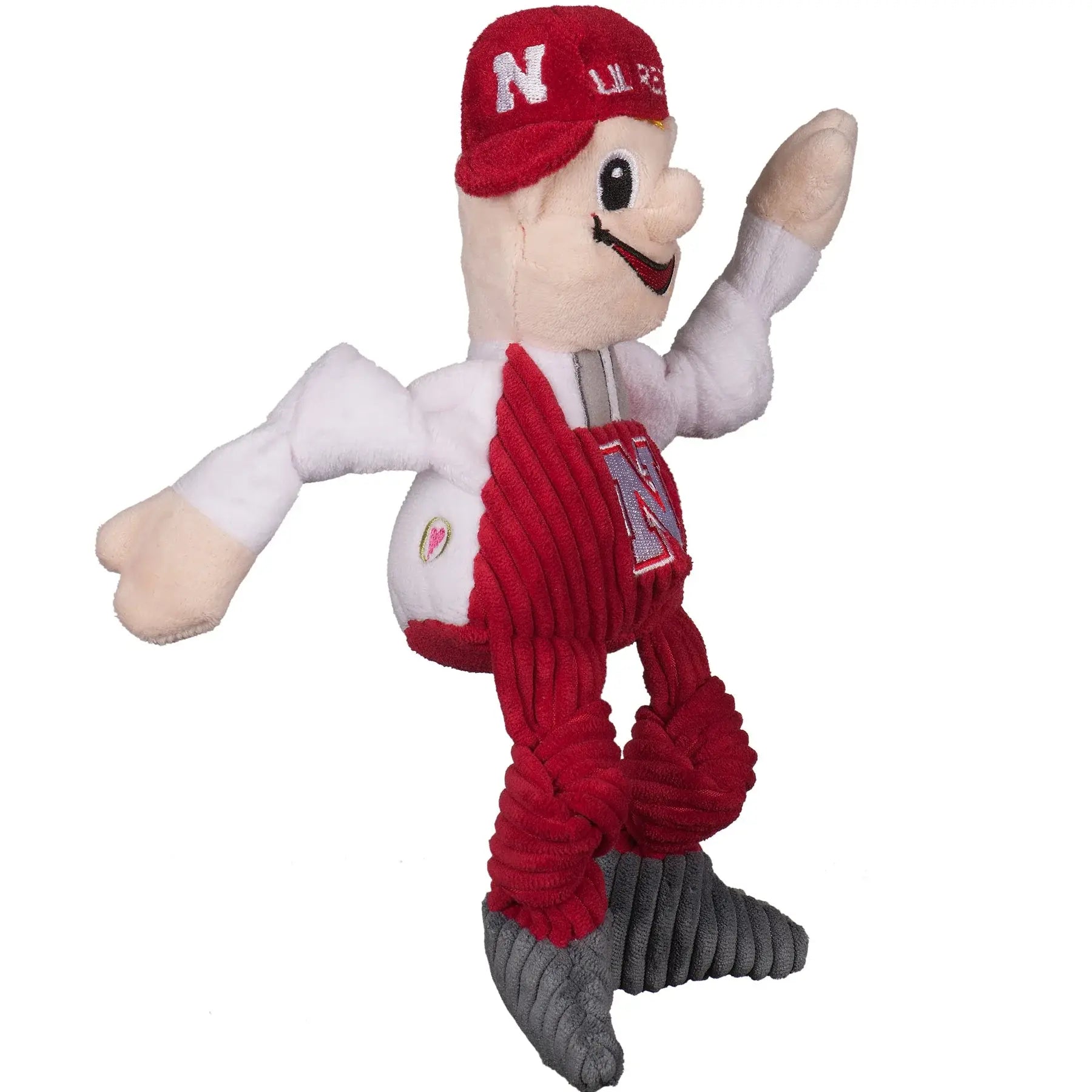 NCAA University of Nebraska, Lil Red Knottie® Plush Dog Toy - HuggleHounds - Flyclothing LLC