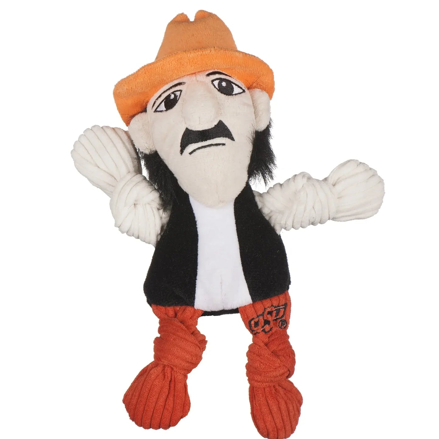 NCAA Oklahoma State University, Mascot Knottie® Plush Dog Toy - HuggleHounds - Flyclothing LLC